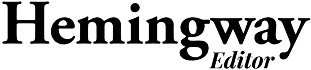 Hemingway Editor logo with the word "Editor" in smaller script below