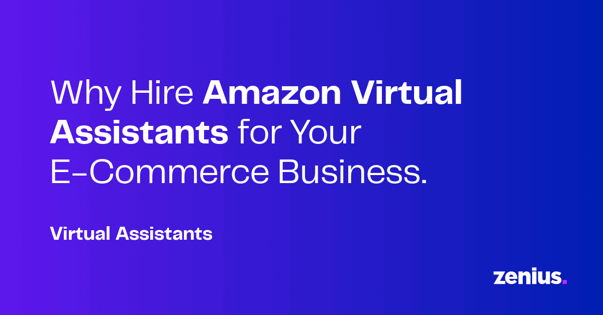 Why Partner With Amazon Virtual Assistants for E-Commerce Efficiency ...