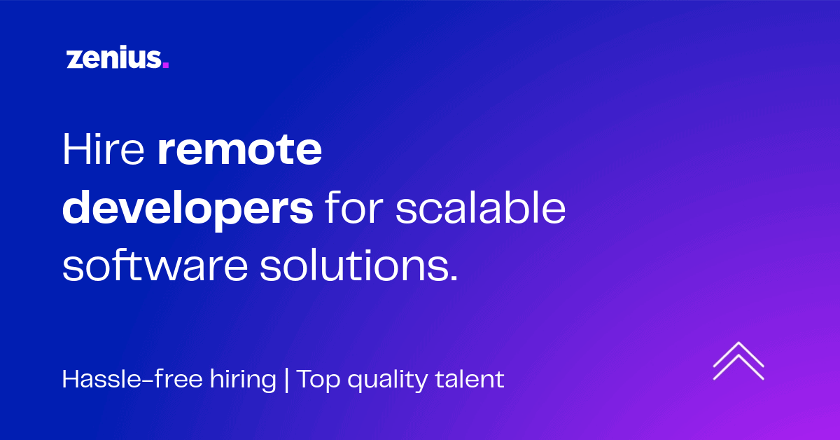 Hire Remote Developers for Scalable Software Solutions | Zenius
