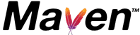 Maven logo with colorful feathers