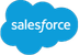 Salesforce logo: a blue cloud with the word "salesforce" in white text.