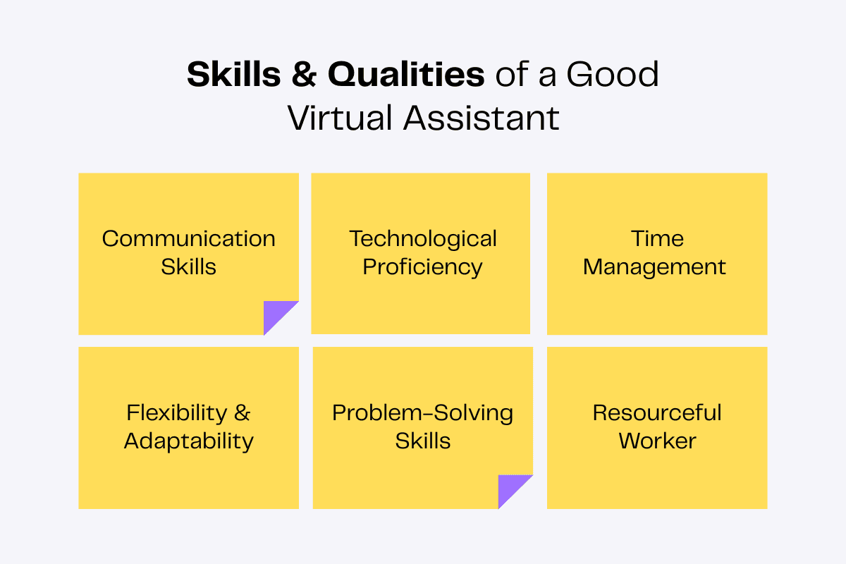 Skills and qualities of a good virtual assistant
